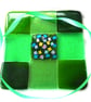 Fused Glass Trivet Green Trivet 16cm 041 - Image 2