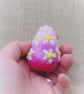 Decorated Easter Egg, Spring Decoration, Easter Table Centrepiece, Pastel Egg - Image 3