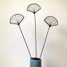 Stained Glass Cow Parsley Wildflowers, Everlasting Handmade Wild Flower