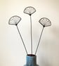 Stained Glass Cow Parsley Wildflowers, Everlasting Handmade Wild Flower - Image 1