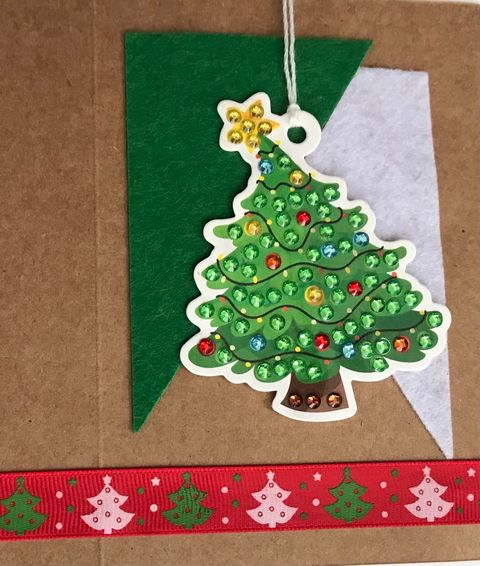  Diamond Art Christmas Card Jumper decoration