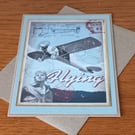 Vintage Airplane All Occasion Card