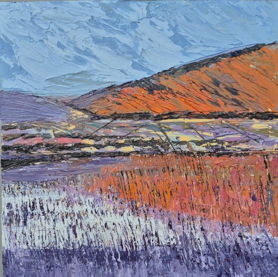 Image of "Gentle reflections" an original oil landscape 