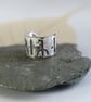 Rune Silver Ear Cuff Choose 5 Younger Futhark Runes for your Custom Earring - Image 9