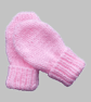 KNITTING PATTERN PDF Preemie Pink Mittens - Image 1