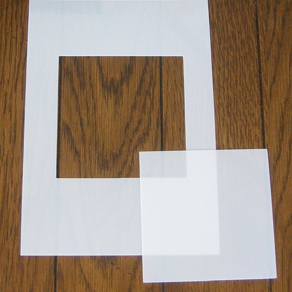 Square Mask and Aperture Stencil 350 micron PP for Arts Crafts & DIY