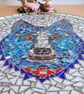 Mosaic Winter Wolf Wallart - Image 3