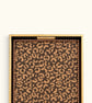 Large grey statement tray with leopard print design  - Image 4
