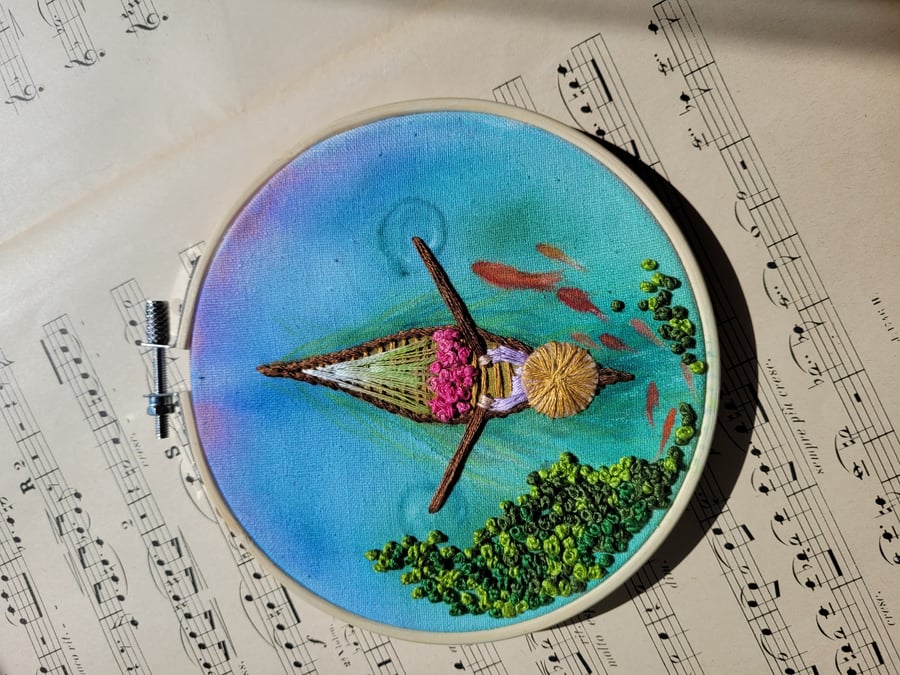 Lotus Lake Embroidery