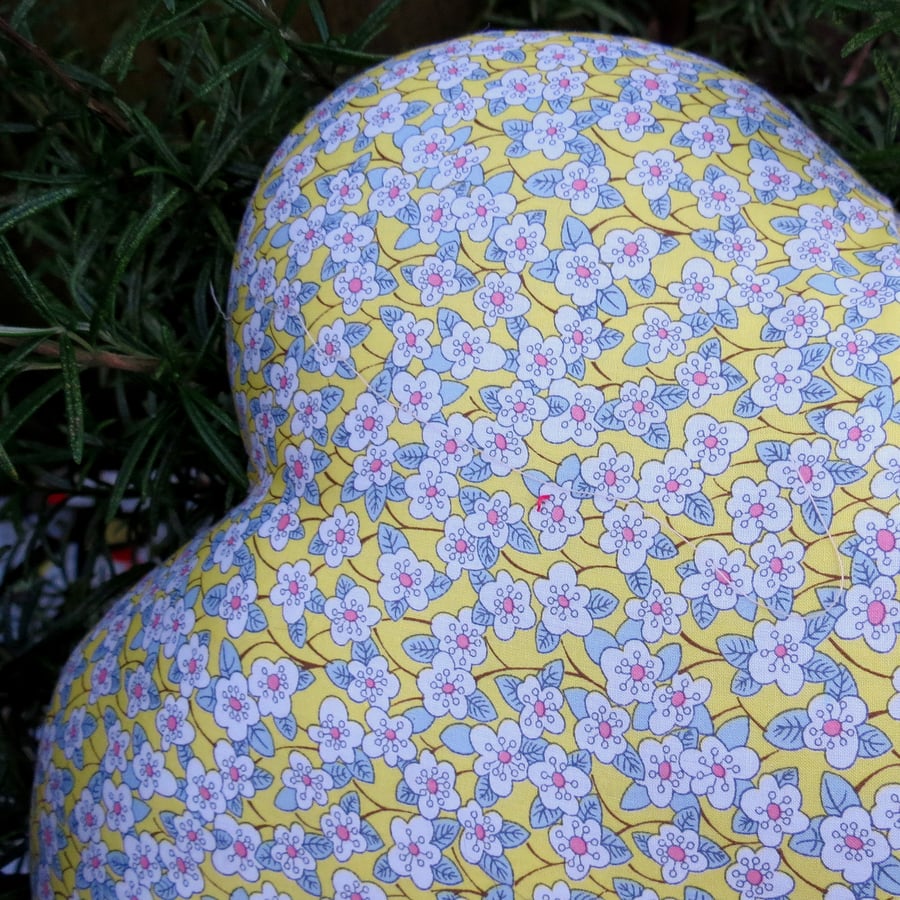  Cloud Cushion.  A cloud cushion made from Liberty Lawn. Cloud shaped pillow.