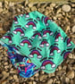 Reversable Bike Helmet Hat Adult L - Blue Tiger & Sweary  - Image 2