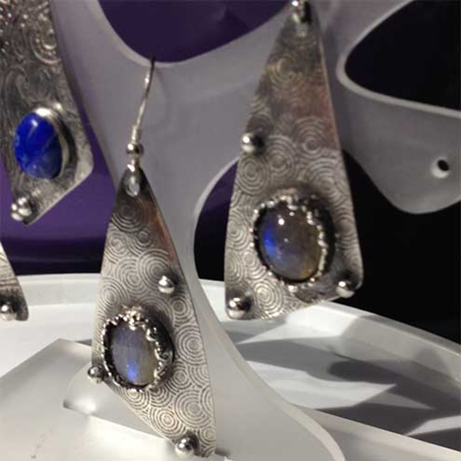 Blue Labradorite Sail earrings