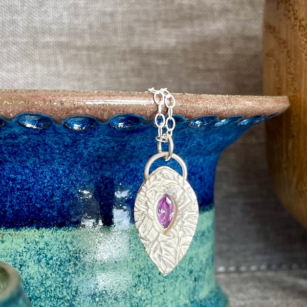 Shadow box purple jewel Folksy