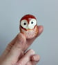 Handmade Owl Mini Faux Flower Vase - Image 2
