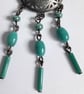 Bobo Chandelier Dangly Earrings-Turquoise - Image 4