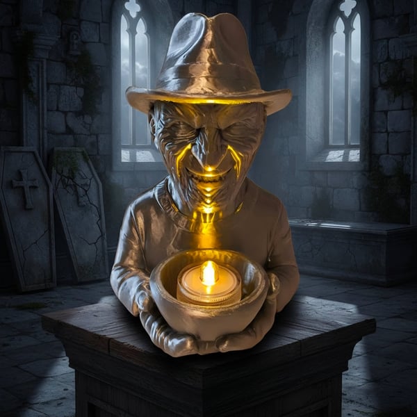 3D-printed Freddy Krueger Bust Holding A Multi-purpose Bowl - A Nightmare Freddy