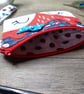 Cute fox animal zip purse with wrist strap - Image 3