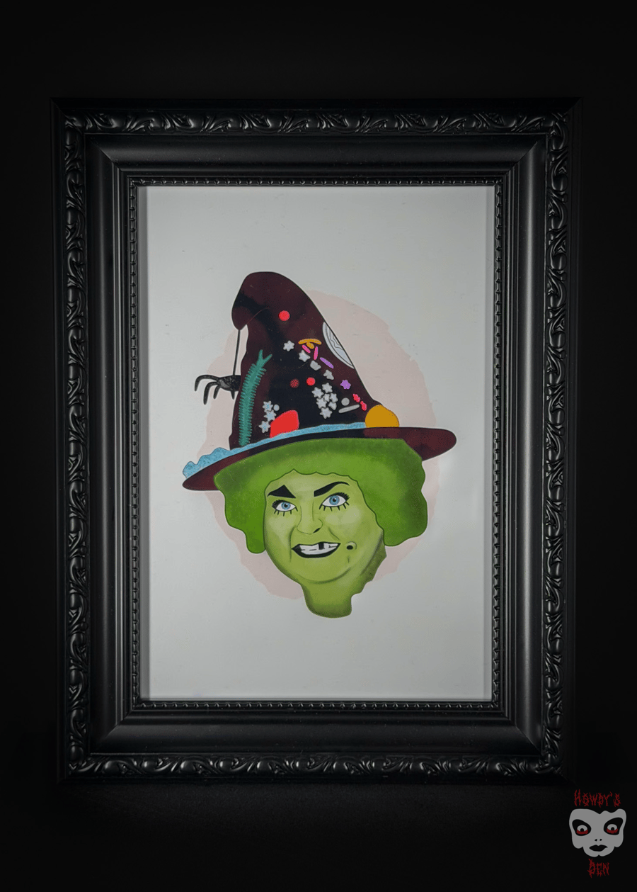 Grotbags A5 Art Print - White