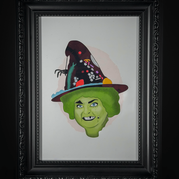 Grotbags A5 Art Print - White