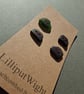 Set of four green sea glass buttons - Image 5