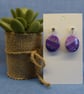 Striped Oval Earrings - Image 5
