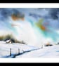 Distance. Original Watercolour Painting. - Image 2