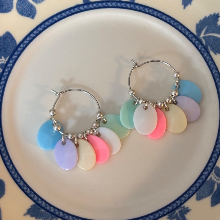 Fun 80s style hoops 