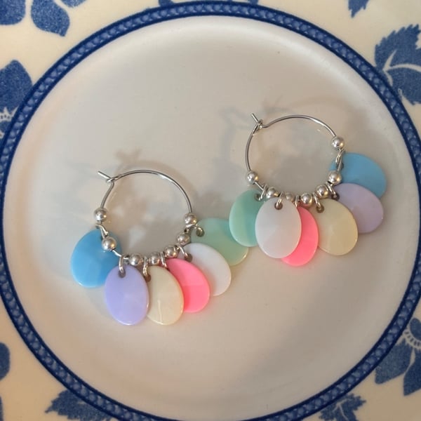 Fun 80s style hoops 