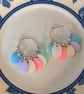 Fun 80s style hoops 