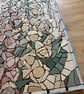 Summer Seconds - Mosaic Floral Art - Foxglove Mosaic Wall Plaque in White - Image 9