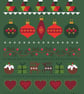 211 Cross Stitch Christmas Gingerbread houses Sampler - Scandinavian style - Image 2