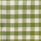 Light Green Gingham Linen-Cotton Fabric, Medium Weight, by the metre