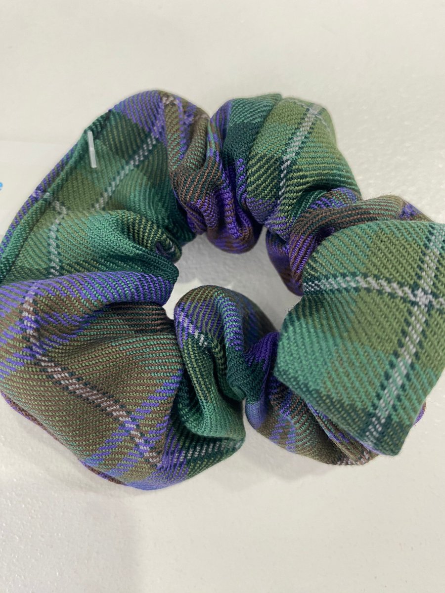 Isle of Skye Tartan Hair Scrunchie