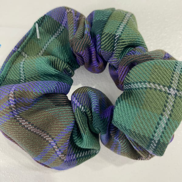 Isle of Skye Tartan Hair Scrunchie
