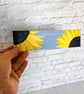 Hand Painted Sunflower Bookmark - Folksy