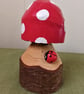 Red Toadstool with Ladybird - Image 2