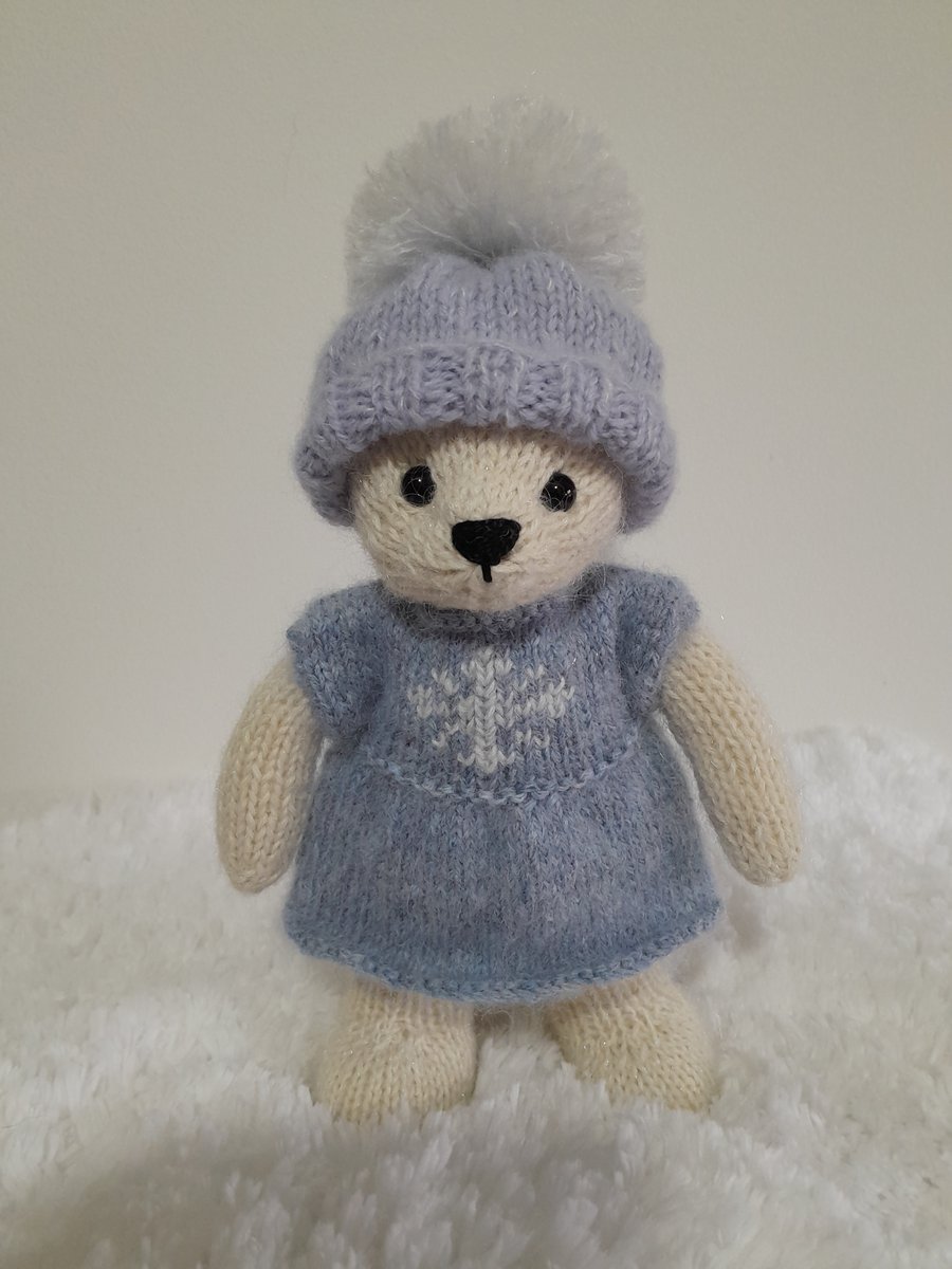 Knitted Bear, Polar Bear, Teddy Bear 