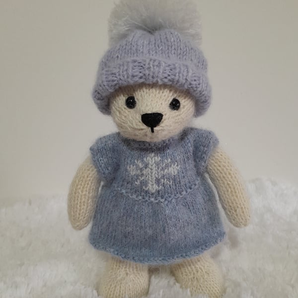 Knitted Bear, Polar Bear, Teddy Bear 