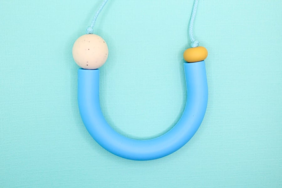 Silicone Necklace - Baby Friendly Breastfeeding Jewellery BPA Free Silicone Feed