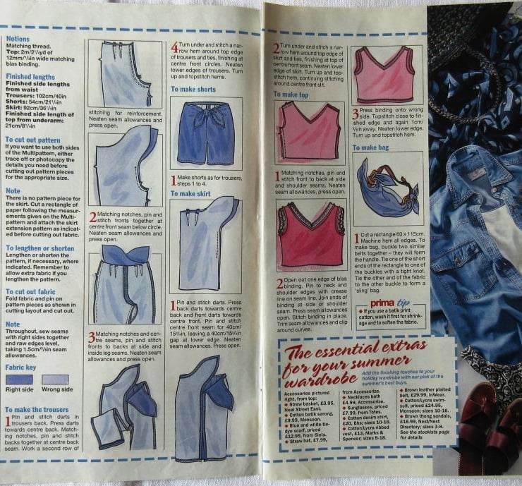 A multisize sewing pattern for a woman's holid... Folksy