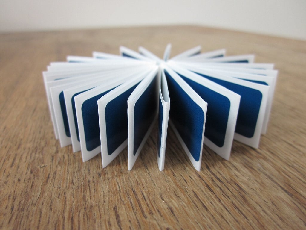 50 Small Dark Blue Stickers