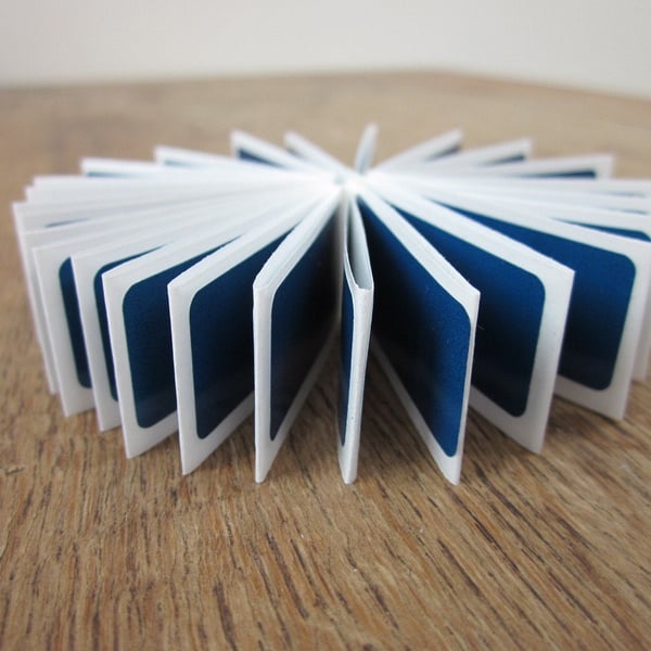 50 Small Dark Blue Stickers