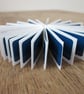 50 Small Dark Blue Stickers
