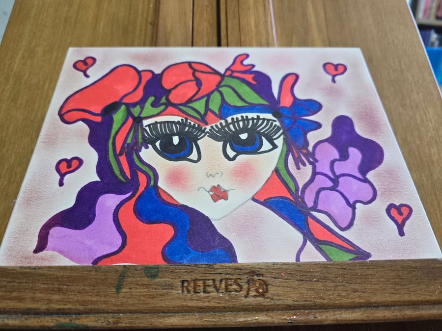 Fairy Canvas Drawing 