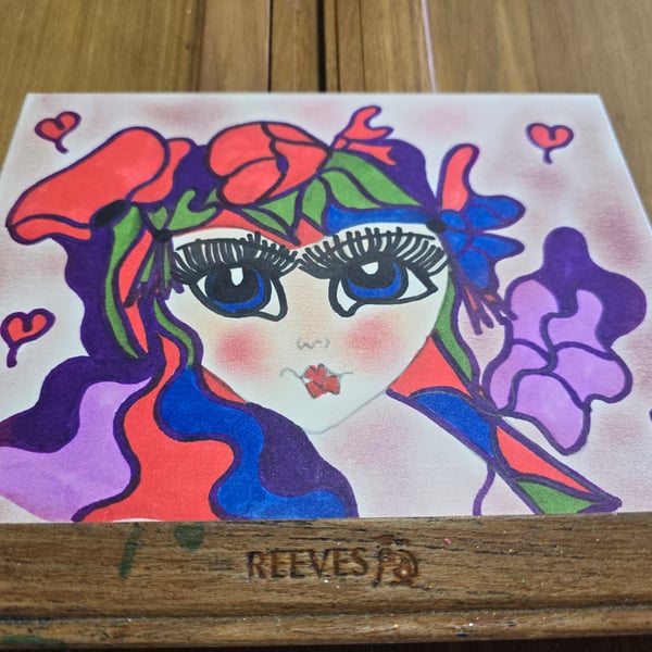 Fairy Canvas Drawing 