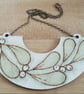 Pyrography wooden mistletoe pendant - Image 5