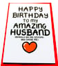 Funny Husband Birthday Card From Wife, Husband - Image 6
