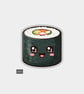 Funny Vinyl Die Cut Sticker For Adults - Cute Sushi - Image 1