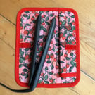 Strawberry Print Heat Resistant Hair Straightener Mat