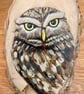 Little owl wood stump painting - Image 2